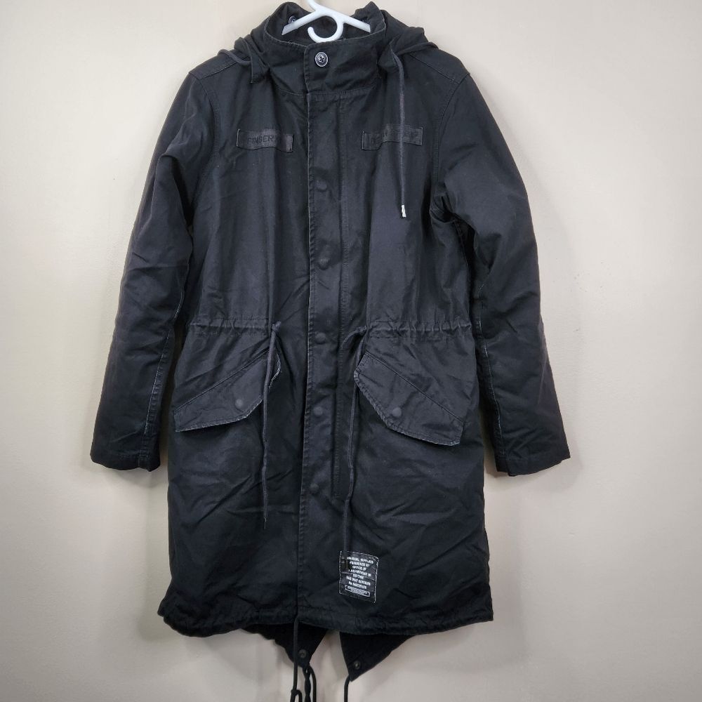Fingercroxx The Death Strip Cold War 61-89 Removable Liner Parka Jacket Coat M